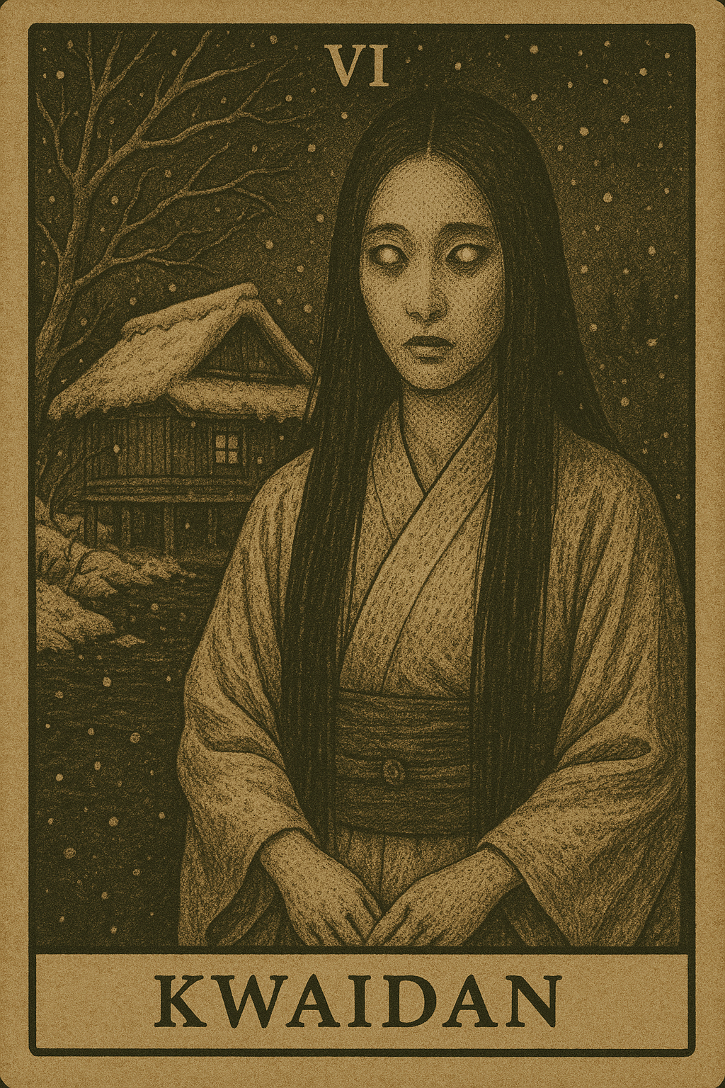 Kwaidan tarot card