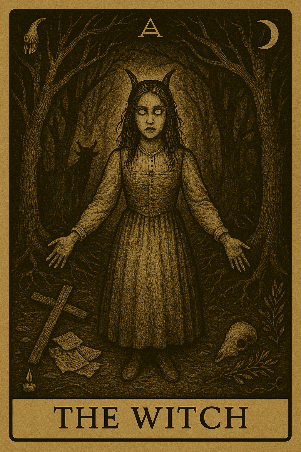 The Witch tarot card
