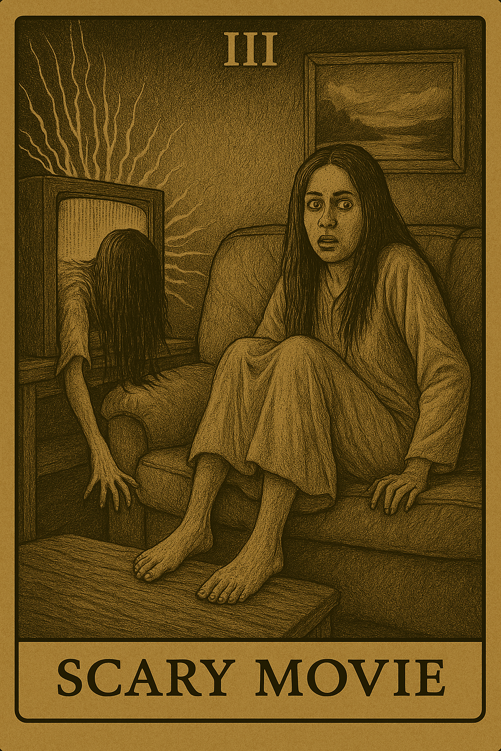 Scary Movie 3 tarot card