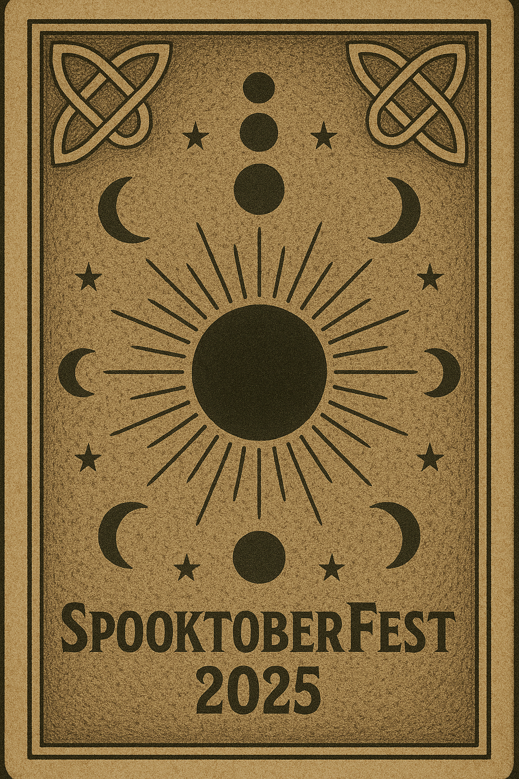 Tarot card back